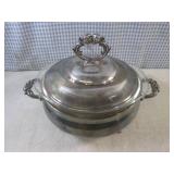 (FS) Vintage Silverplate Covered Ca...