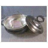 (FS) Vintage Silverplate Covered Ca...