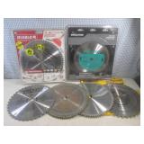(EC1) 5 - 12" and 1 - 10" Saw Blade...