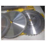 (EC1) 5 - 12" and 1 - 10" Saw Blade...
