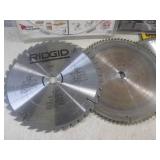 (EC1) 5 - 12" and 1 - 10" Saw Blade...