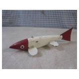 (FS) Vintage Fish Decoy - Wood Body...