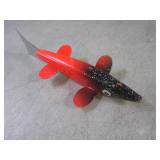 (FS) Vintage Fish Decoy - Wood Body...