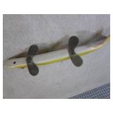 (FS) Fish Decoy 9 3/4" Plastic / Me...
