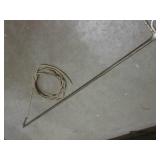 (H-2) Vintage 7-Tine Spear with 47"...