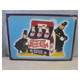 (C-3) Metal Pepsi-Cola Sign 16 3/4"...