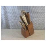 (G-1) Vintage Wood Handle Kitchen K...