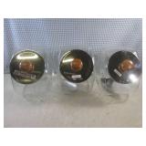 (EW5) 3 Glass Canister with Lids...