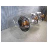(EW5) 3 Glass Canister with Lids...