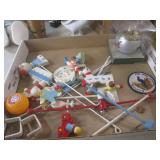 (G-1) Lot of Misc - Vintage Wood Cr...
