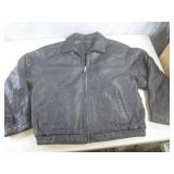 (CS) Croft & Barrow Leather Jacket ...