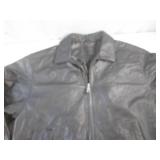 (CS) Croft & Barrow Leather Jacket ...