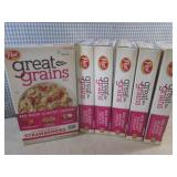 (C-2) 6 Boxes of Great Grains Red B...