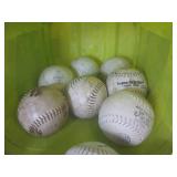 (CSB) Bucket of Assorted Baseballs ...