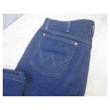(CSB) Pair of Wrangler Blue Jeans S...