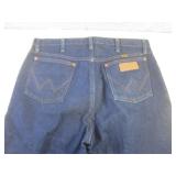 (CSB) Pair of Wrangler Blue Jeans S...