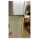 Pallet Lot: Metal Filing Cabinet, Framed Art Prints, Kids Play Kitchen, Red Sleds, Office and Pantry Items