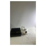 IDIFU White PU Ankle Strap Heels Size US 7.5 with Box