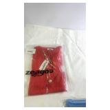 Zeagoo Red Crewneck BlouseÂ 