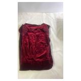 Red Velvet Long Sleeve Women