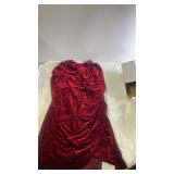 Red Velvet Long Sleeve Women