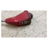 Toro 8 Inch Cut Electric Trimmer and Red Folding Chair