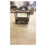 Heavy Duty Metal Rolling Utility Cart with Handle