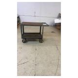 Heavy Duty Metal Rolling Utility Cart with Handle
