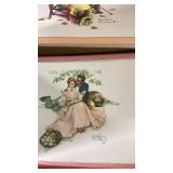 Collection of Approximately 200 Norman Rockwell Laminated Art PrintsÂ 