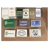 Collection of 52 Standard Sized Vintage Advertising Playing Card Decks