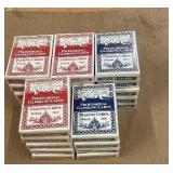 24 Decks of PGC Professional Gambling Poker Playing Cards Red and Blue