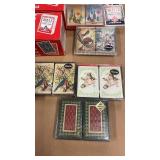 Collection of Pinochle, Canasta, and Bridge Playing Card Decks