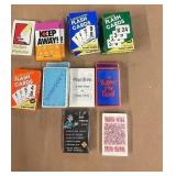 Collection of 18 Educational and Trivia Card Games