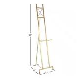 Gold Metal Artist Easel Stand 57 Inch