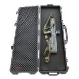 MEIJIA Portable Rolling Waterproof Hard Rifle Case with Foam Insert