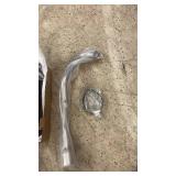 Motorcycle Exhaust Muffler Kit with Carbon Fiber Finish