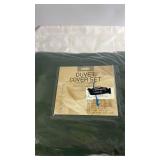 Set of 2 Nestl Duvet Cover Sets King Size Blue and Green