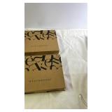 Pair of Westbrooke 100% Cotton Fitted Twin Sheets Light Beige