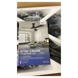42in/52in 3-Blade Ceiling Fan with Light in Box