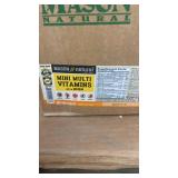 Box of Mini Multi Vitamins with Iron 72 Bottles