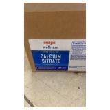 Case of Meijer Wellness Calcium Citrate with Vitamin D3 200 Caplets Dietary Supplement