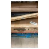 Pallet of Heavy Duty Storage Shelves and Electric Fireplace Parts