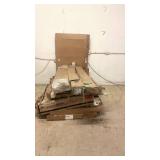 Assorted Dining Table and Metal Bed Frames in Open and Damaged Packaging
