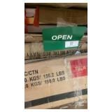 Assorted Dining Table and Metal Bed Frames in Open and Damaged Packaging