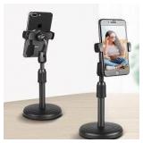 Set of 2 Adjustable Desk Cell Phone Holders, Fits 3.5-6.7 Inch Devices