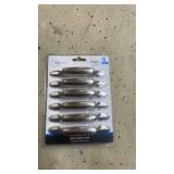 Satin Nickel Door Handle Set and 6-Pack Drawer Pulls