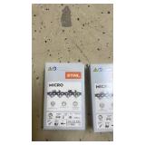 2 Stihl Micro Chainsaw Chains 16 in 61 PMM3 55 Links