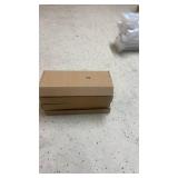 Wood Slice Wall Clock with Inspirational Quote and Boxed Mounting Kits