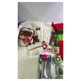 Assorted Christmas Kitchen Textiles and Ornaments Collection