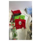Assorted Christmas Kitchen Textiles and Ornaments Collection